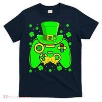 St Patricks Day Video Game Gaming Gamer Gift T-Shirt thumb 0