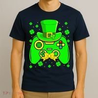St Patricks Day Video Game Gaming Gamer Gift T-Shirt thumb 3