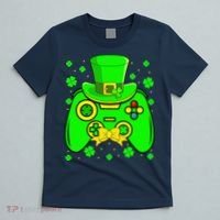 St Patricks Day Video Game Gaming Gamer Gift T-Shirt thumb 5