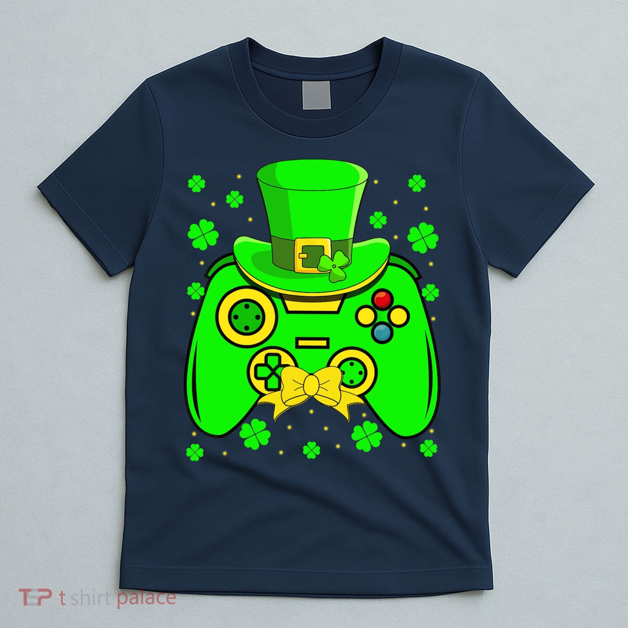 St Patricks Day Video Game Gaming Gamer Gift T-Shirt