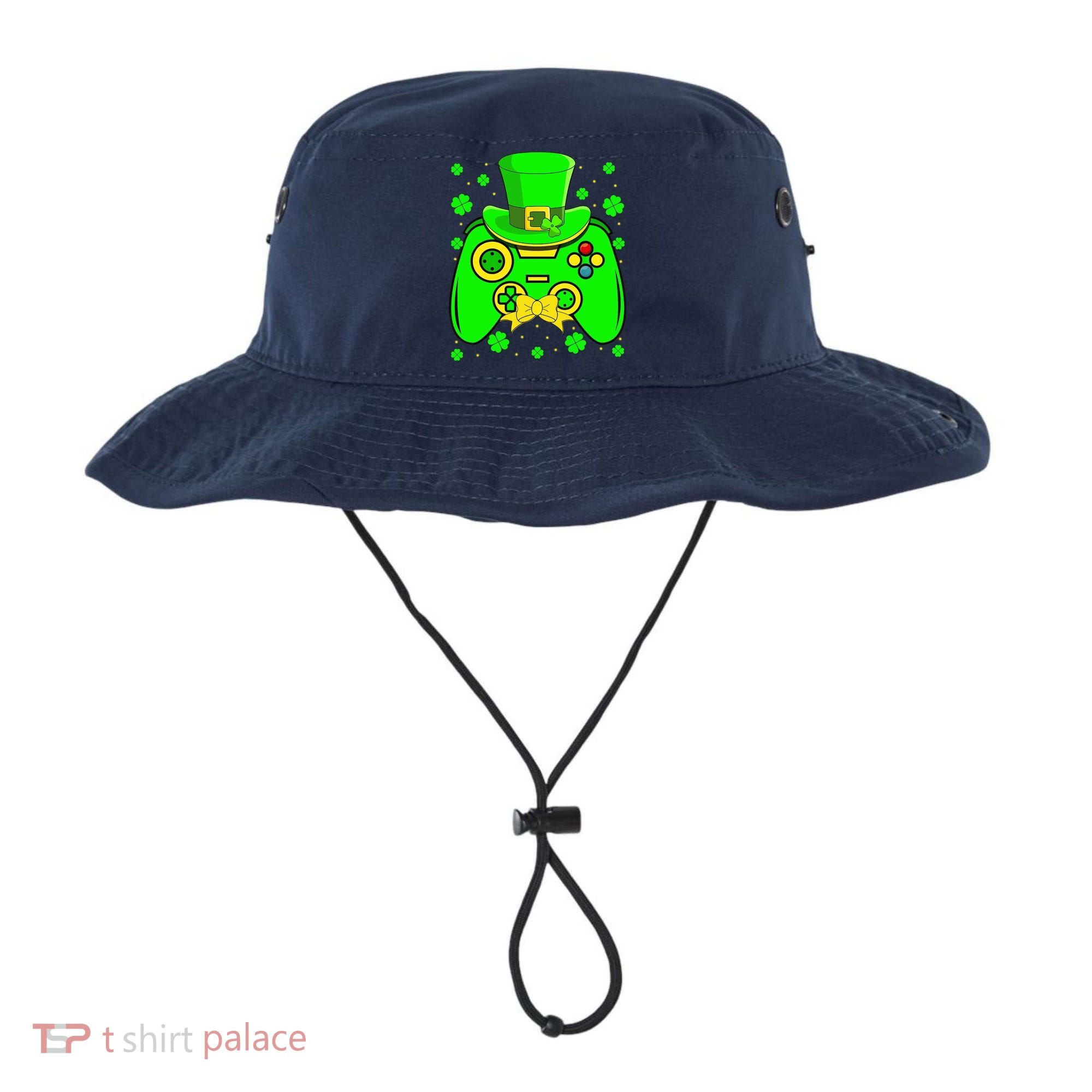 St Patricks Day Video Game Gaming Gamer Gift Bucket Hat