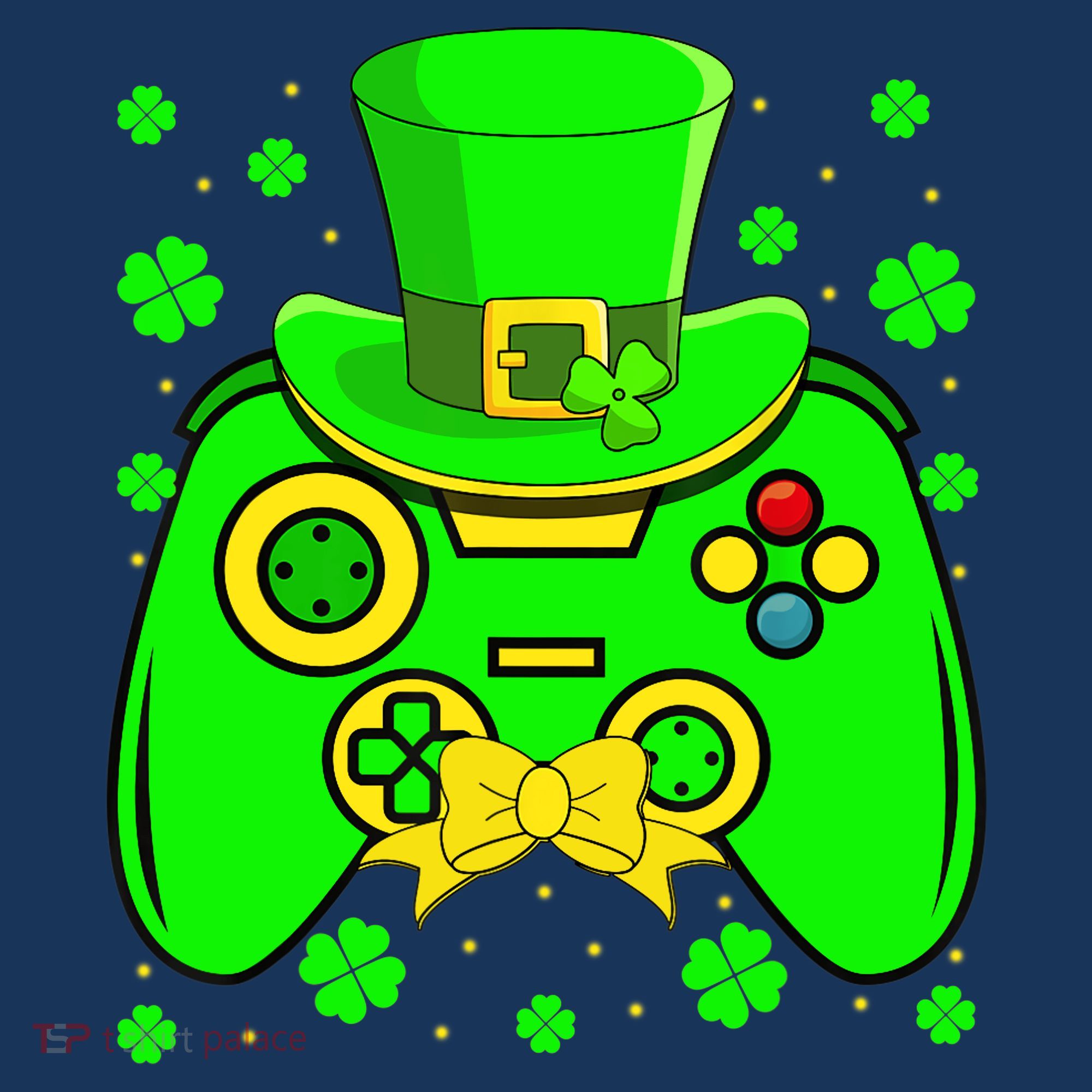 St Patricks Day Video Game Gaming Gamer Gift Hat
