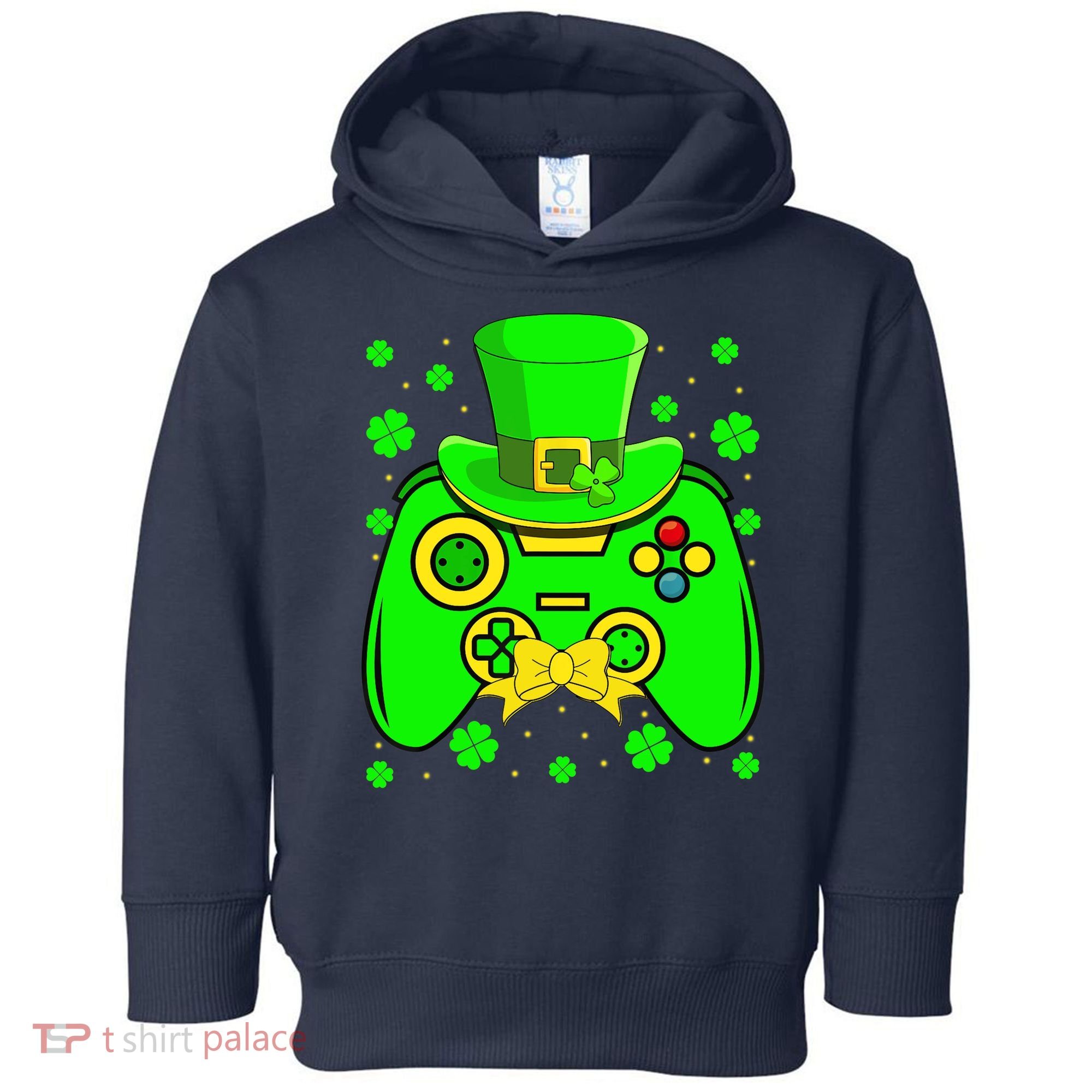 St Patricks Day Video Game Gaming Gamer Gift Toddler Hoodie