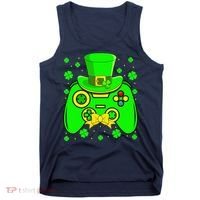 St Patricks Day Video Game Gaming Gamer Gift Tank Top thumb 0