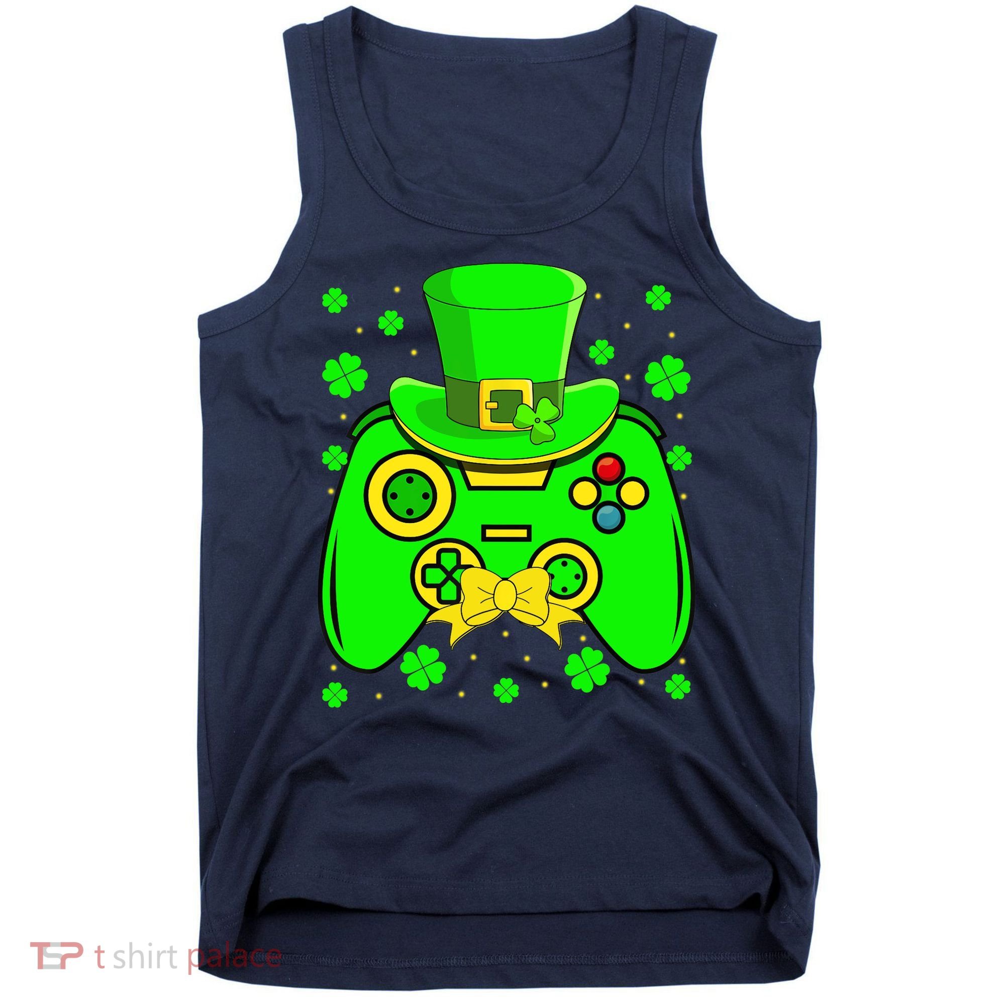 St Patricks Day Video Game Gaming Gamer Gift Tank Top