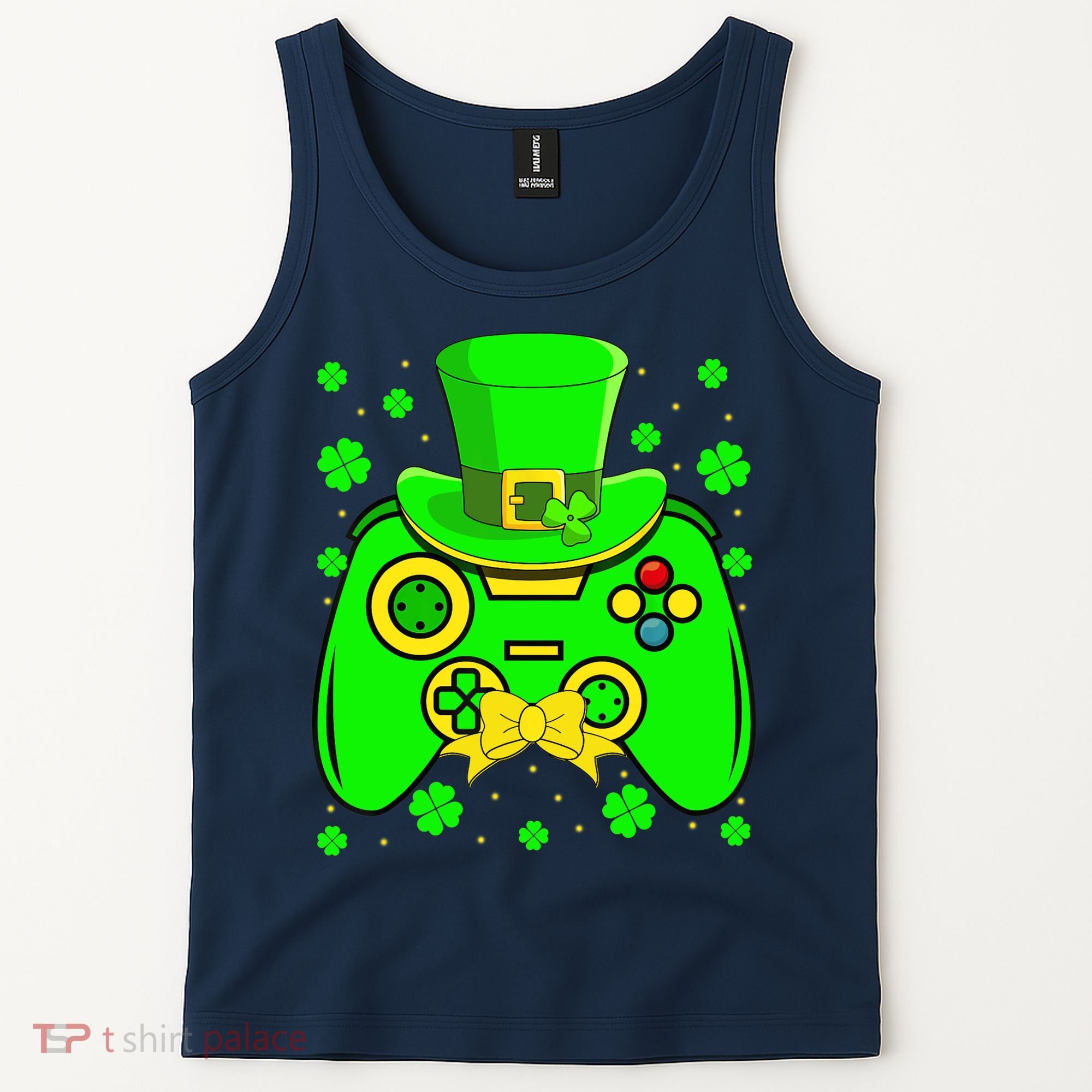 St Patricks Day Video Game Gaming Gamer Gift Tank Top