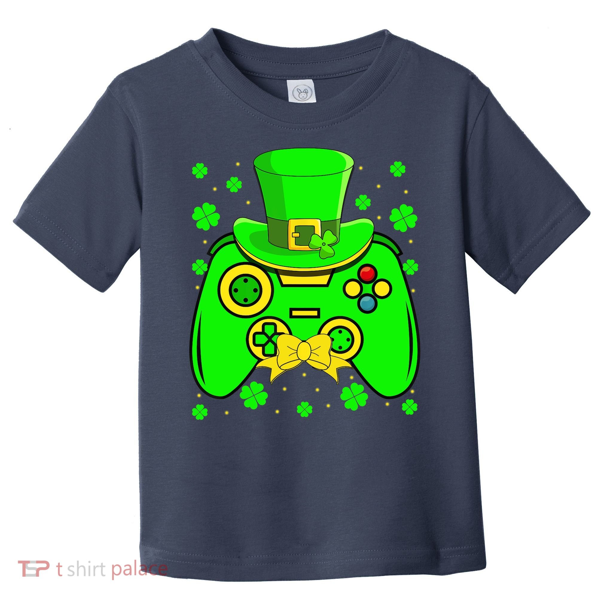 St Patricks Day Video Game Gaming Gamer Gift Toddler T-Shirt