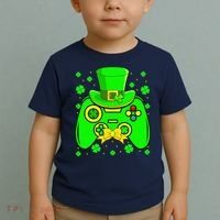 St Patricks Day Video Game Gaming Gamer Gift Toddler T-Shirt thumb 2