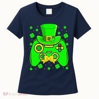 St Patricks Day Video Game Gaming Gamer Gift Women's T-Shirt thumb 0