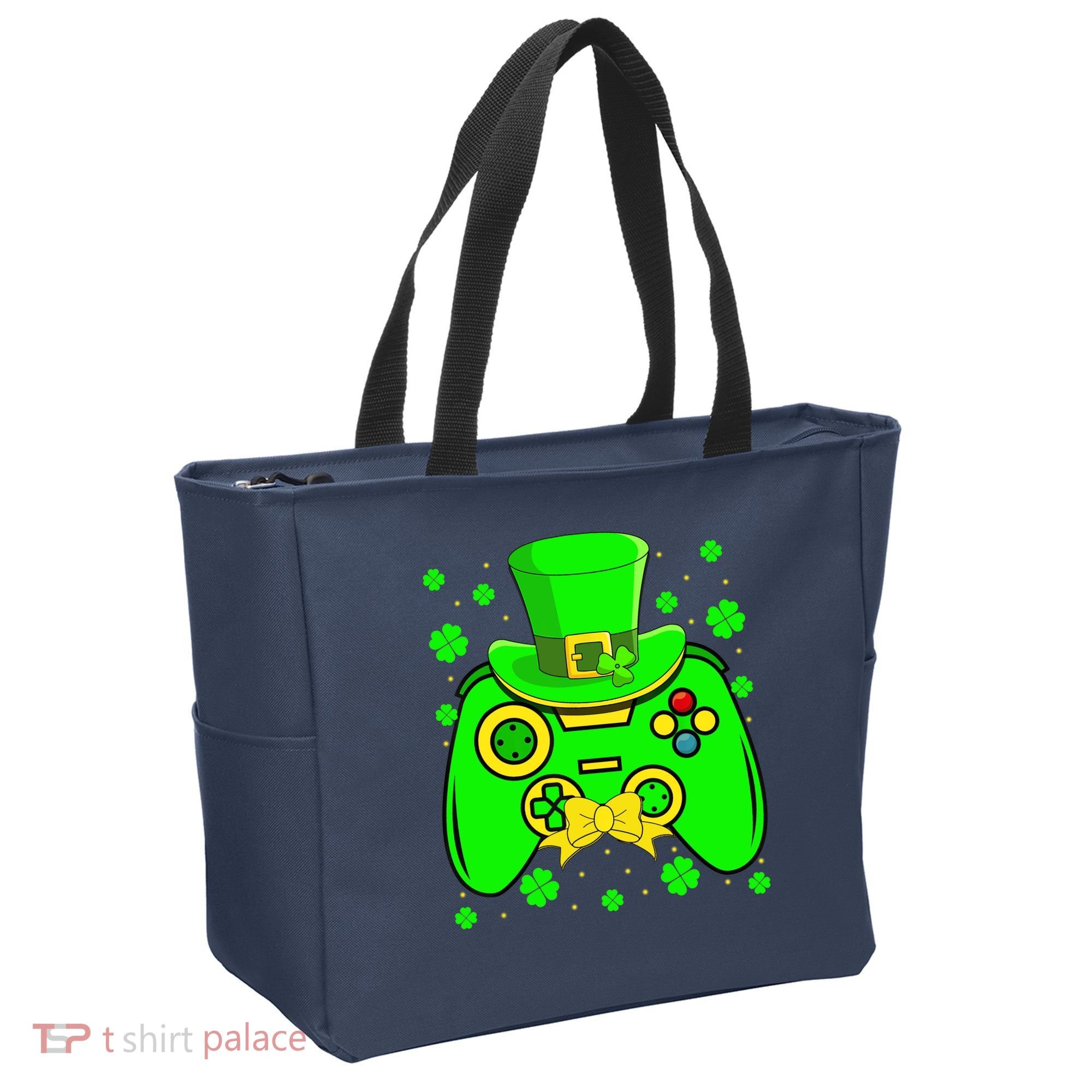 St Patricks Day Video Game Gaming Gamer Gift Tote Bag