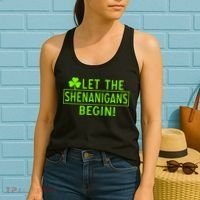 Saint Patrick Day Shenanigans For Irish Women's Tank Top thumb 2