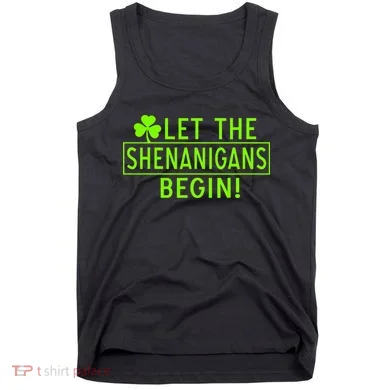 Saint Patrick Day Shenanigans For Irish Tank Top