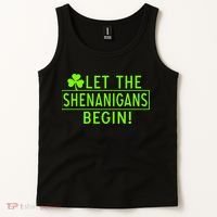 Saint Patrick Day Shenanigans For Irish Tank Top thumb 2