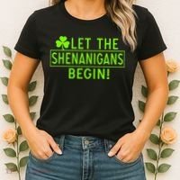 Saint Patrick Day Shenanigans For Irish Women's T-Shirt thumb 2