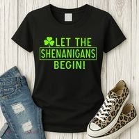 Saint Patrick Day Shenanigans For Irish Women's T-Shirt thumb 3