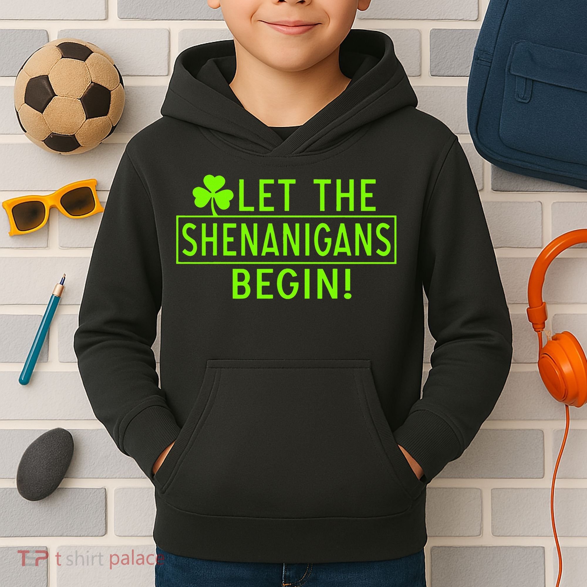 Saint Patrick Day Shenanigans For Irish Kids Hoodie