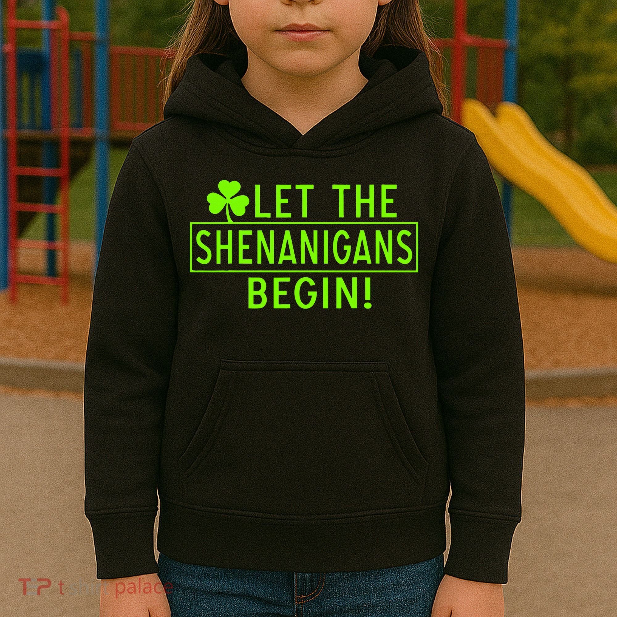 Saint Patrick Day Shenanigans For Irish Kids Hoodie