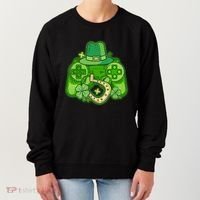 St Patricks Day Lucky Video Game Controller Women's Sweatshirt thumb 0