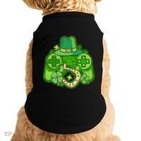 St Patricks Day Lucky Video Game Controller Doggie Tank thumb 0