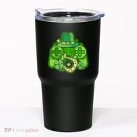 St Patricks Day Lucky Video Game Controller Tumbler thumb 0