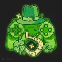 St Patricks Day Lucky Video Game Controller Tumbler thumb 3