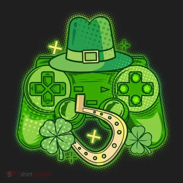 St Patricks Day Lucky Video Game Controller Tumbler