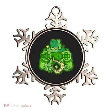 St Patricks Day Lucky Video Game Controller Ornament