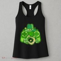 St Patricks Day Lucky Video Game Controller Women's Tank Top thumb 3