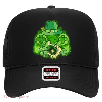 St Patricks Day Lucky Video Game Controller Hat
