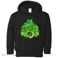 St Patricks Day Lucky Video Game Controller Toddler Hoodie thumb 0