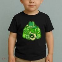 St Patricks Day Lucky Video Game Controller Toddler T-Shirt thumb 2