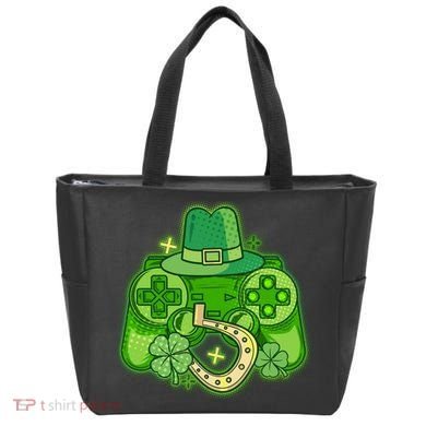 St Patricks Day Lucky Video Game Controller Bag