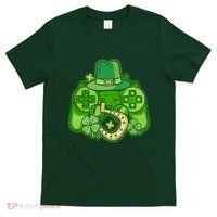 St Patricks Day Lucky Video Game Controller T-Shirt thumb 0