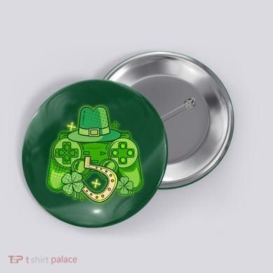 St Patricks Day Lucky Video Game Controller Button