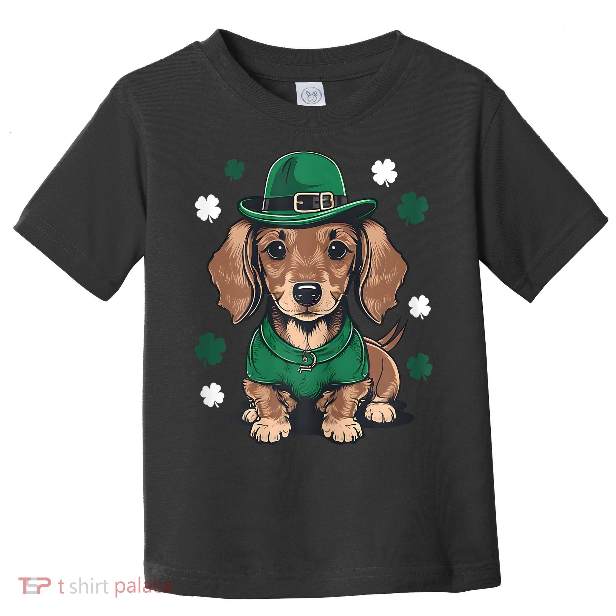 St Patricks Day Cute Dachshund Weiner Dog Shamrock Gift Toddler T-Shirt