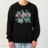 St Patrick's Day Flamingo Women's Sweatshirt thumb 0