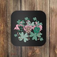 St Patrick's Day Flamingo Coaster thumb 0