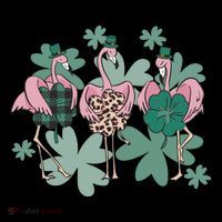 St Patrick's Day Flamingo Coaster thumb 2