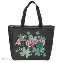 St Patrick's Day Flamingo Tote Bag thumb 0