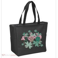 St Patrick's Day Flamingo Tote Bag thumb 2