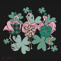 St Patrick's Day Flamingo Tote Bag thumb 4