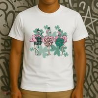 St Patrick's Day Flamingo T-Shirt thumb 3