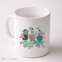 St Patrick's Day Flamingo Coffee Mug thumb 0