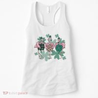 St Patrick's Day Flamingo Women's Tank Top thumb 0