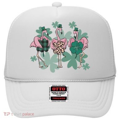 St Patrick's Day Flamingo Hat