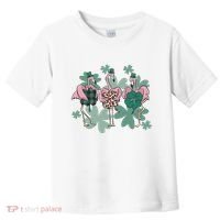 St Patrick's Day Flamingo Toddler T-Shirt thumb 0
