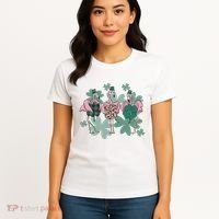 St Patrick's Day Flamingo Women's T-Shirt thumb 4