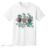 St Patrick's Day Flamingo Kids T-Shirt thumb 0