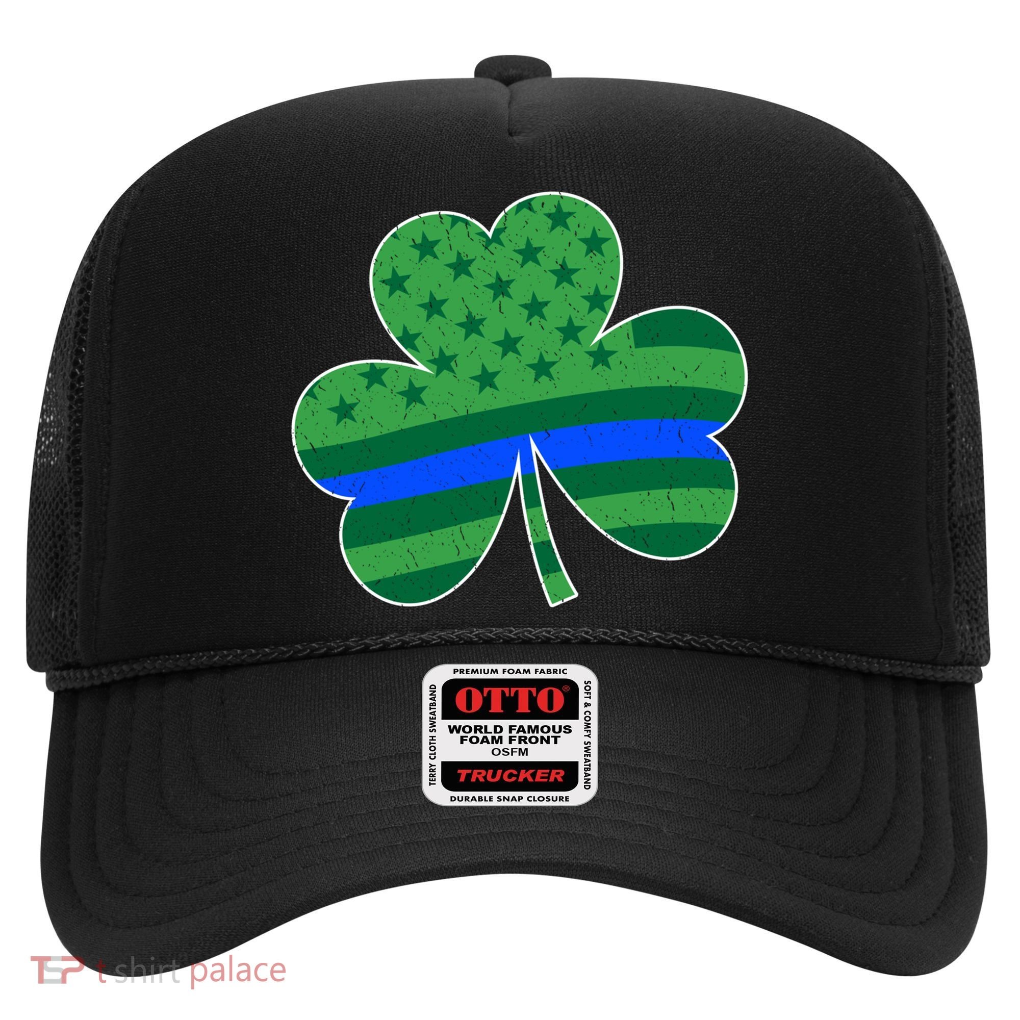 St Patricks Day Shamrock Irish American Police Officer Cop Meaningful Gift Hat