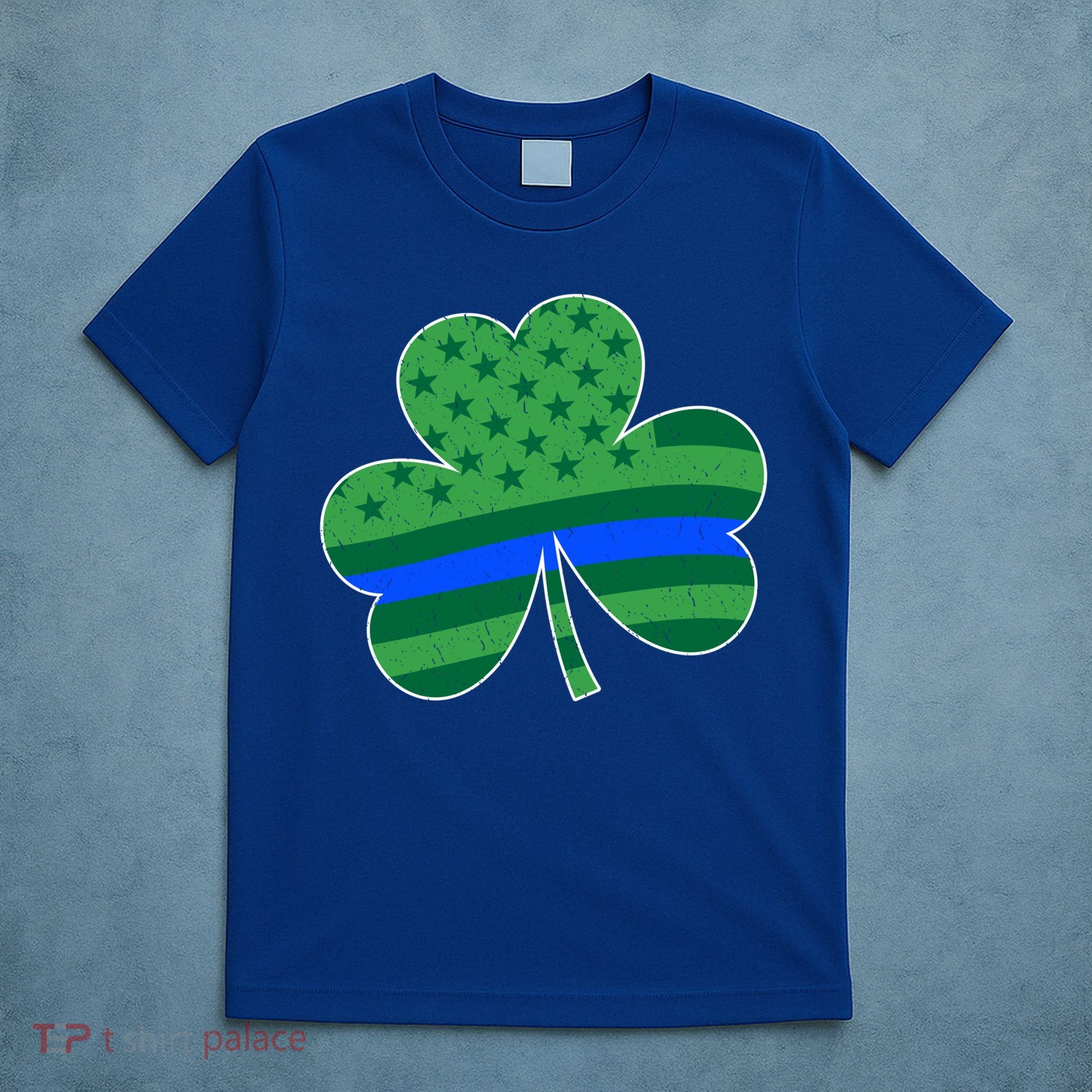 St Patricks Day Shamrock Irish American Police Officer Cop Meaningful Gift T-Shirt